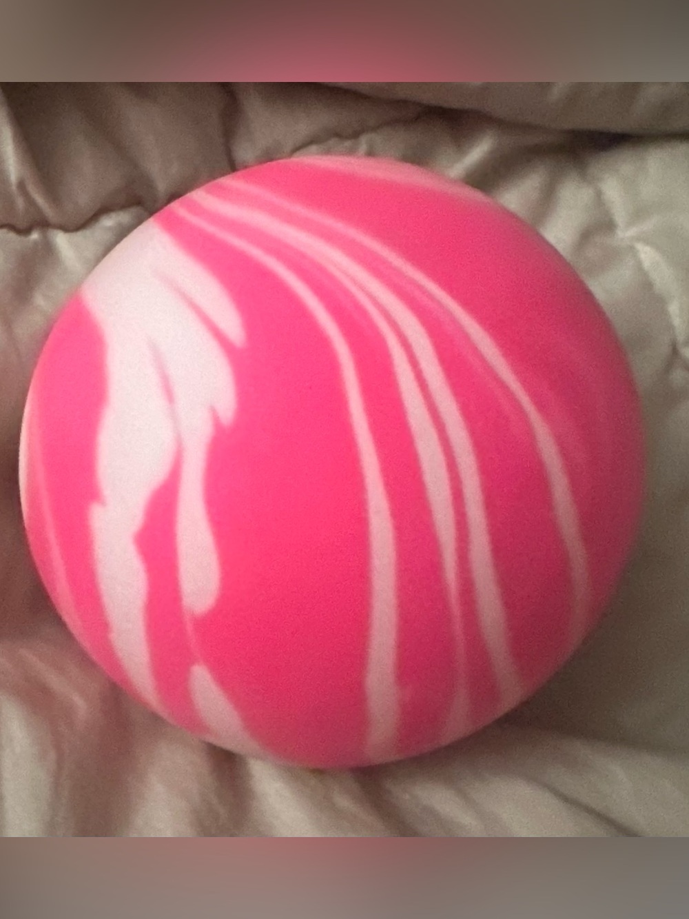 Hobby Lobby Pink and White Swirl squish